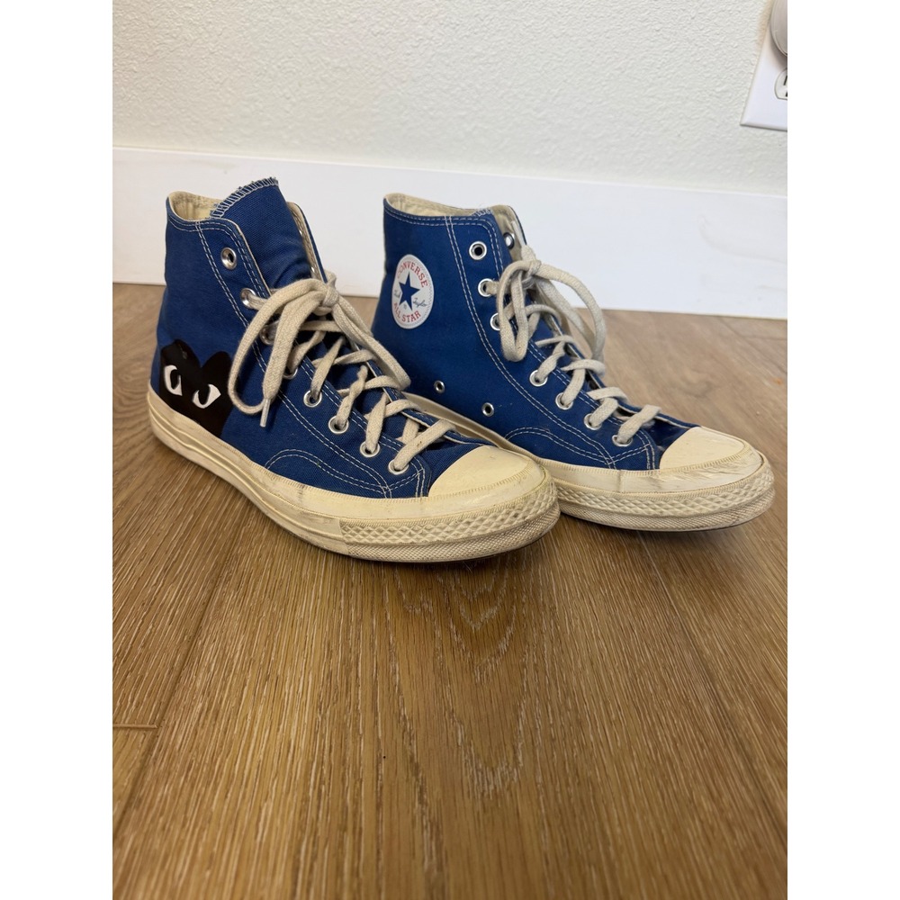 Converse‎ x Comme des Garcons PLAY Chuck 70 High Top Blue Mens 9 171846C